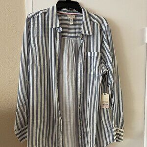 Women's shirt with silver sparkle - never worn